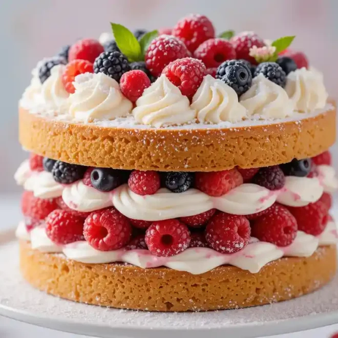 Beeren Sahne Torte Rezept