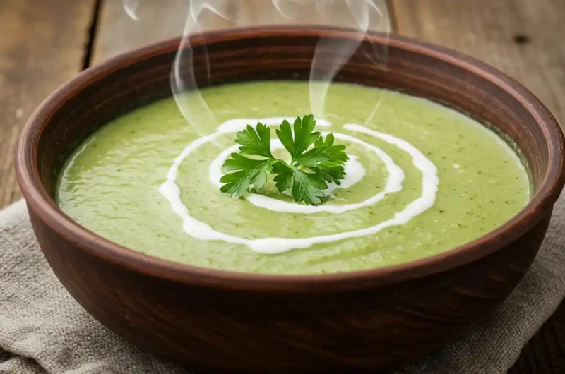 Einfache und Cremige Brokkoli Suppe